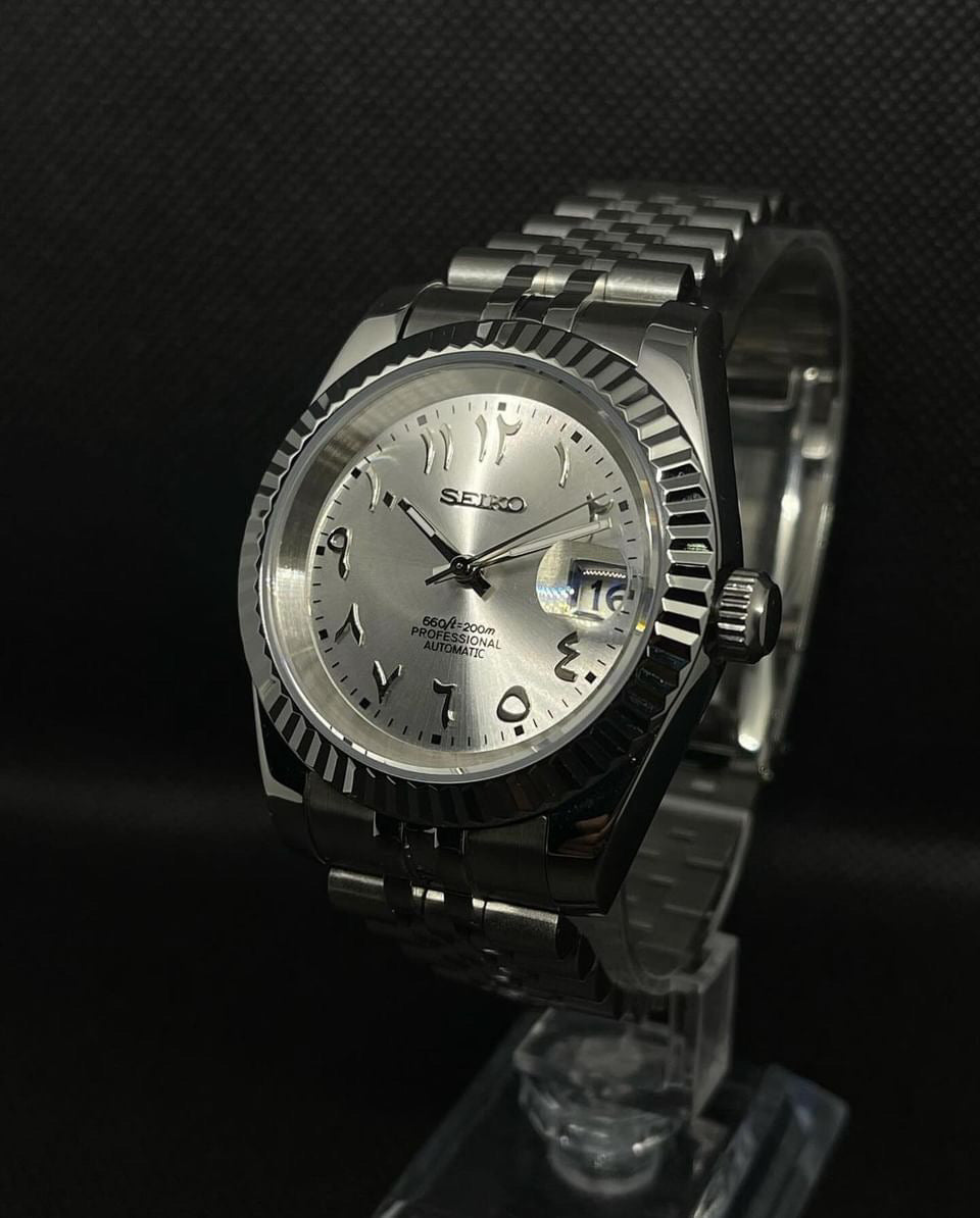 Arabic Silver Dial