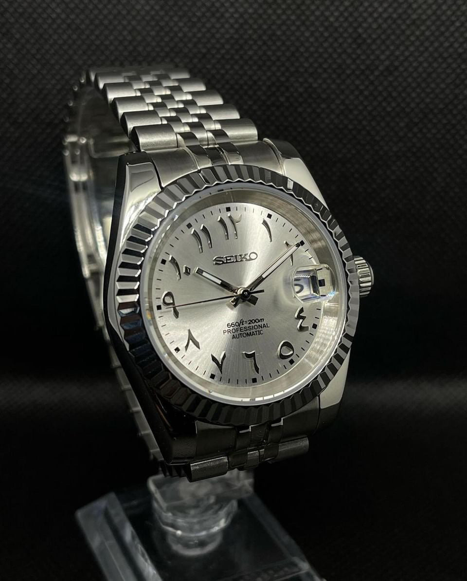 Arabic Silver Dial