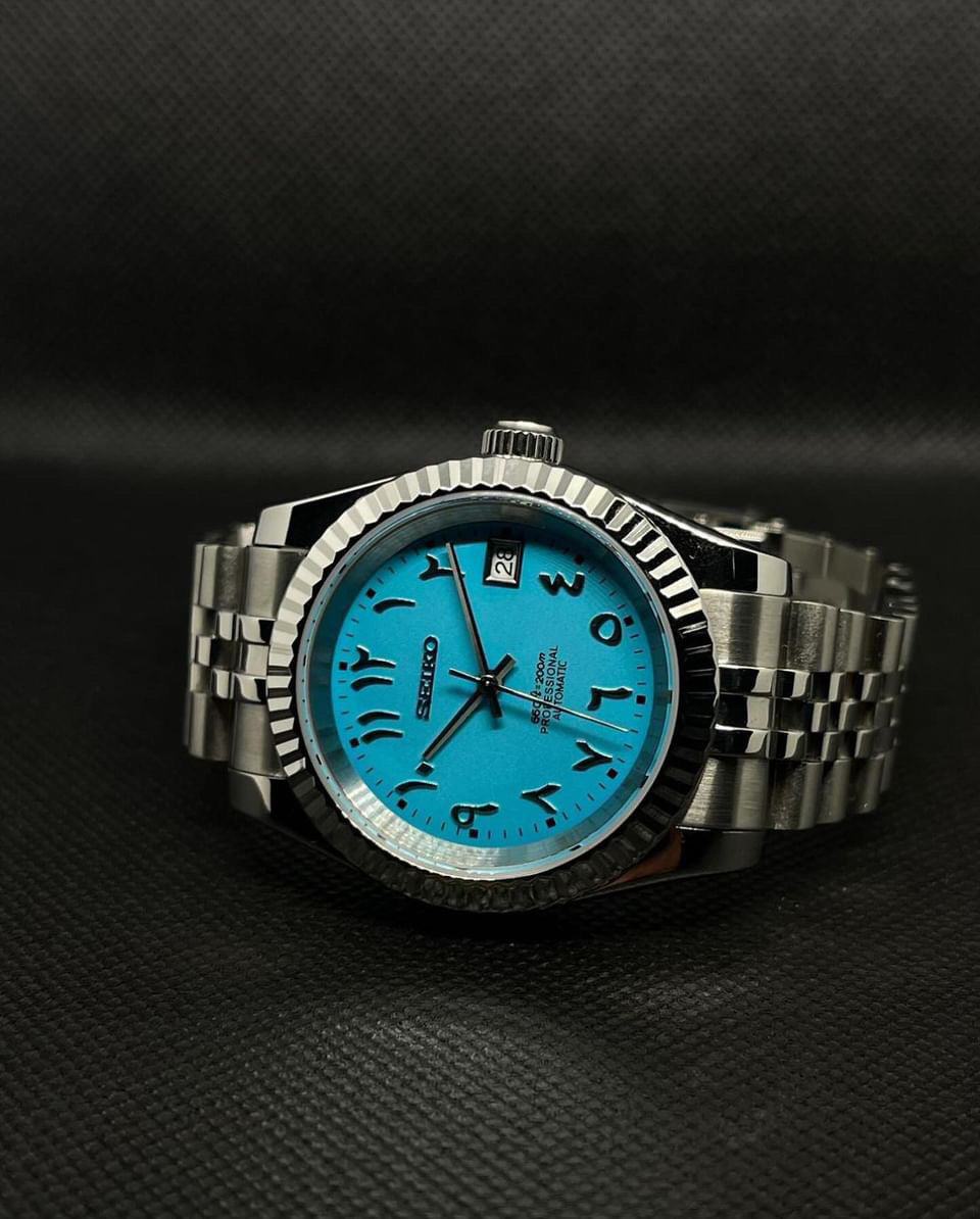 Arabic Aqua Dial